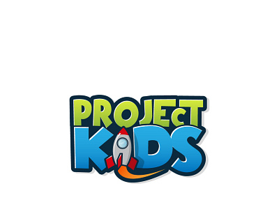 Project Kids Logo Design Sample 2 adobe behance dribble graphic graphic design illustration illustrator logo logodesign vector