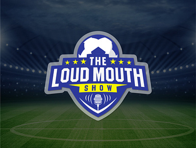 The Loud Mouth Show Podcast Logo Design. adobe branding dribble graphic graphic design illustration illustrator logo logodesign