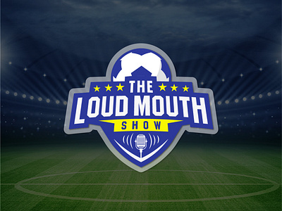 The Loud Mouth Show Podcast Logo Design.