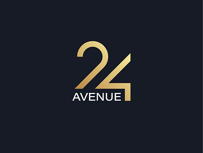 Avenue 24 Logo Design. branding design graphic design illustration logo vector