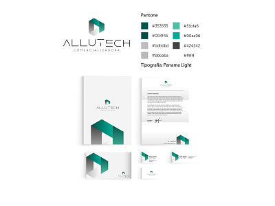 Branding desing | Allutech brand brand design brand identity branding illustrator isotipo logo logo design logodesign logos logotype