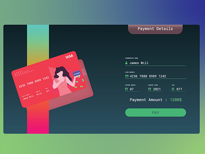 Card Checkout DailyUI 02