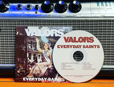 Valors "Everyday Saints" Album Design album design cd music packaging vinyl