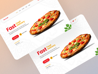 Fast Food Delivery Landing page Design advertising branding business fast food figma food food and drink food delivery landing page food delivery website food website landing page marketing recipe app ui uiux ux