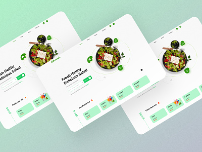 Helthy Food recipe Landing Page