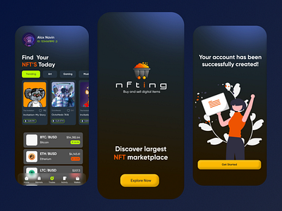 NFT Marketplace App Design