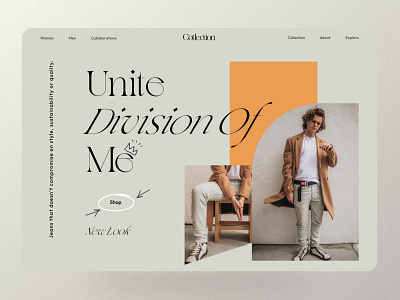 Fashion Landing Page Website Design