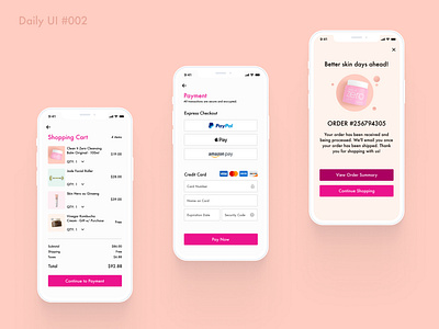 Daily UI #002 - Credit Card Checkout 002 checkout form credit card checkout credit card payment daily ui daily ui 002 mobile practice ui