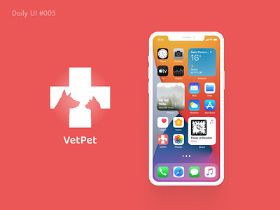 Daily UI #005 - App Icon 005 app icon daily ui daily ui 005 daily ui challenge design icon logo mobile practice ui vet vet app vet icon veterinarian veterinarian app