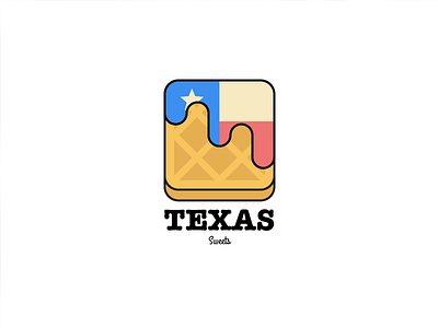 Texas Sweets logo waffle