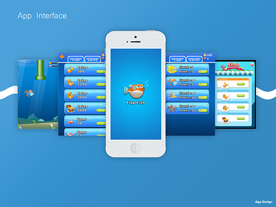 Flappy Fish app ui
