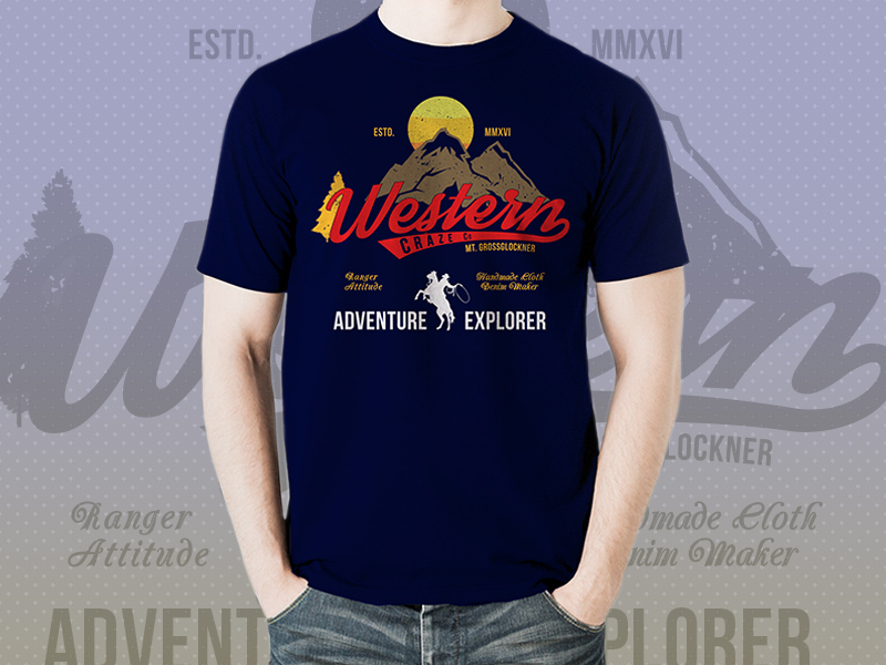 Download Illustration_Western Craze T-shirt Design by Genxdesign on ...