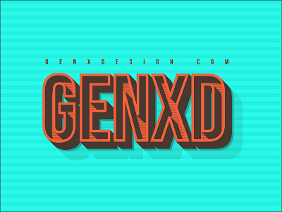 Illustration_GENXD Typography creative design design art designoftheday generation graphic design illustration illustration art next typogaphy typography vector