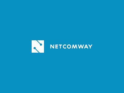 Netcomway Logo creative logo minimalist logo