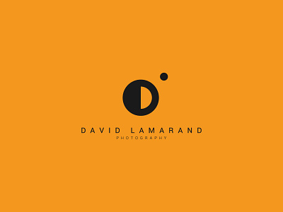 David Lamarand Logo creative idea creative logo minimalist logo photography logo