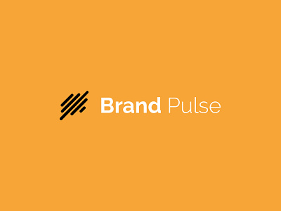 Brand Pulse logo creative idea creative logo minimalist logo