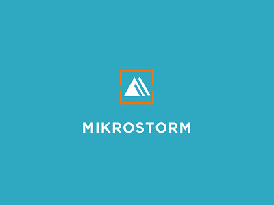 Mikrostorm Logo creative idea creative logo minimalist logo