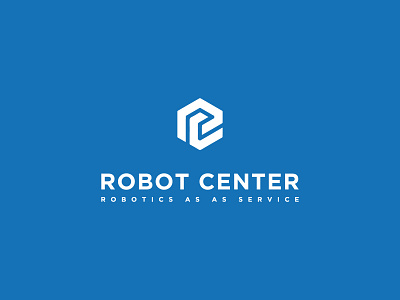 Robot Center Logo creative ideas creative logo minimalist logo