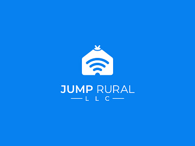 Jump Rural Logo creative logo internet supply logo minimalist logo