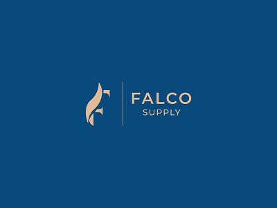 Falco Supply creative logo f logo minimalist logo