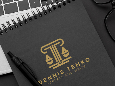 Dennis Temko creative logo law logo minimalist logo
