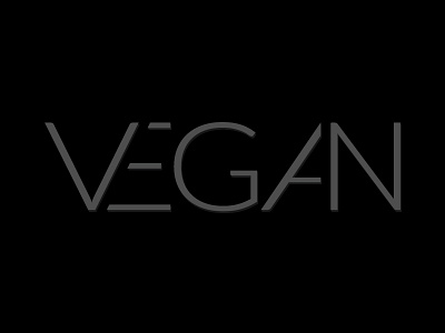 Vegan Typography