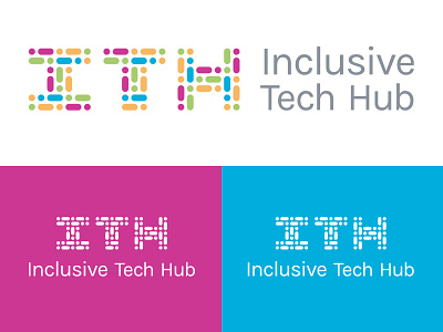 Inclusive Tech Hub Logo branding design identity logo