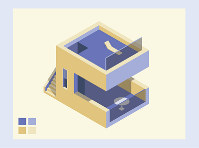 Isometric House art colors design illustration ilustrator isometric art isometric illustration tutorial