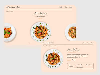 Italian Restaurant Design Prototype booking design food landing page landing page concept landing page design landing page ui palette pasta pastel pizza responsive restaurant restaurant branding ui uidesign uxdesign