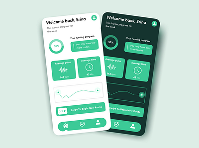 Running Fitness App app branding concept dark app dark ui darkmode design fitness app fitness center fitness concept running app ui ui ux ui design uidesign uidesigns uiux uxdesign