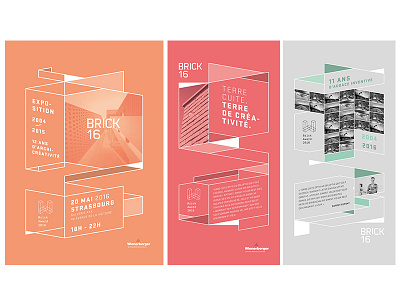 BRICK16 2015 architecture brick exhibition geometric graphic design line