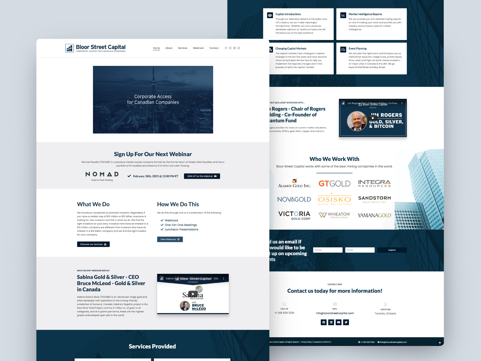 Business Web UI by Kathryn / Creative K on Dribbble