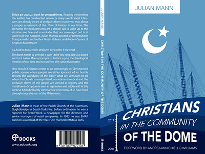 Christians in the community of the Dome / book cover design book cover design illustrator indesign vector