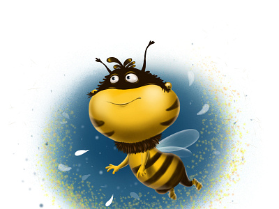 Bee the ball art bee book cartoon character characterdesign children creature drawing fantasy illustration photoshop art