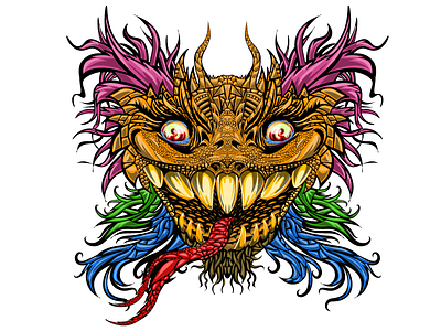 CMYK Snake t-shirt animal art character creature design drawing fantasy kokomba label snake sticker tshirt