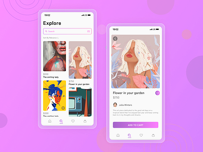 Concept Design | An App for Buying Art