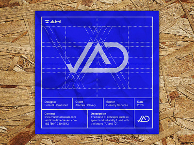 Logo Blueprint Series | Alendra Delivery