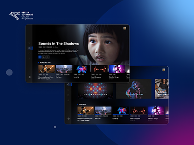 Roku Streaming Platform design film live ott player roku stream streaming ui video vod