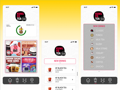 Kung Fu Tea App Redesign