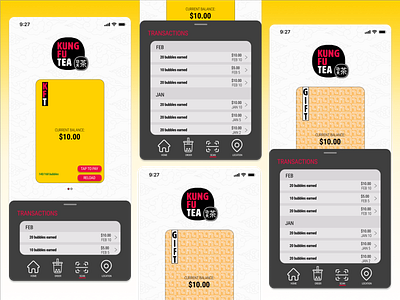 Kung Fu Tea App Redesign