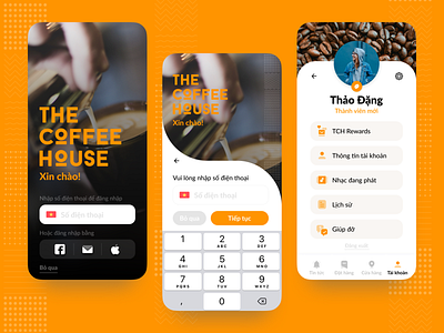 The Coffee House App Redesign Concept - Capi app branding design pattern ui