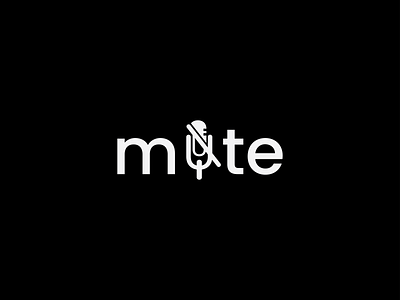 mute logo design letter logo logo logo design logos minimal music mute mute logo mute logo design