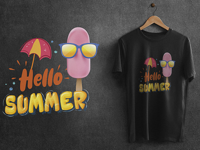 Hello Sweet Summer T Shirt designs, themes, templates and