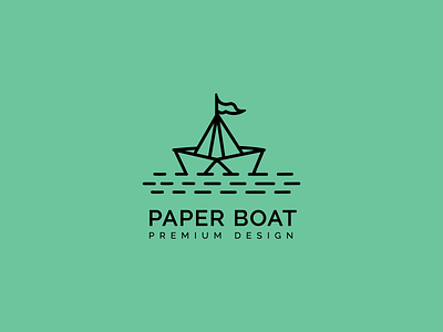 Paper boat logo