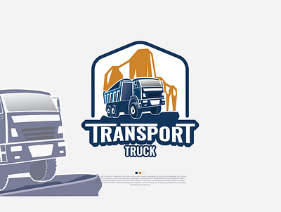 transport truck logo branding design graphic design illustration logo logo design logos transport logo transport logo design transport truck transport truck logo transport truck project truck logo truck transport logo design