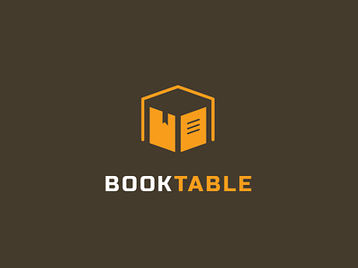 BookTable art book design education identity logo logotype mark negative space school symbol table