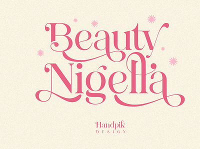 Beauty Nigella - Serif Display elegant elegant font font awesome font design fonts serif serif font typeface typography