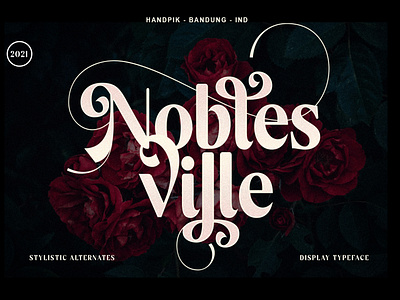 Noblesville - Display typeface