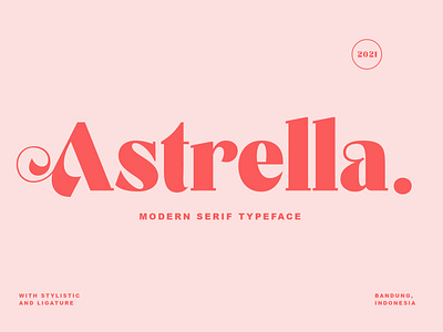 Astrella Modern Serif Typeface