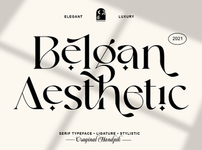 Belgan Aesthetic Font belgan aesthetic branding design display font elegant elegant font font design handpik illustration logo modern font serif serif font serif typeface web font